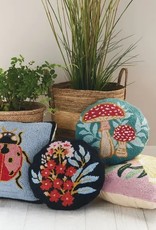 Mushrooms Round Hook Pillow