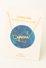 *Handwritten Zodiac Necklace - Capricorn
