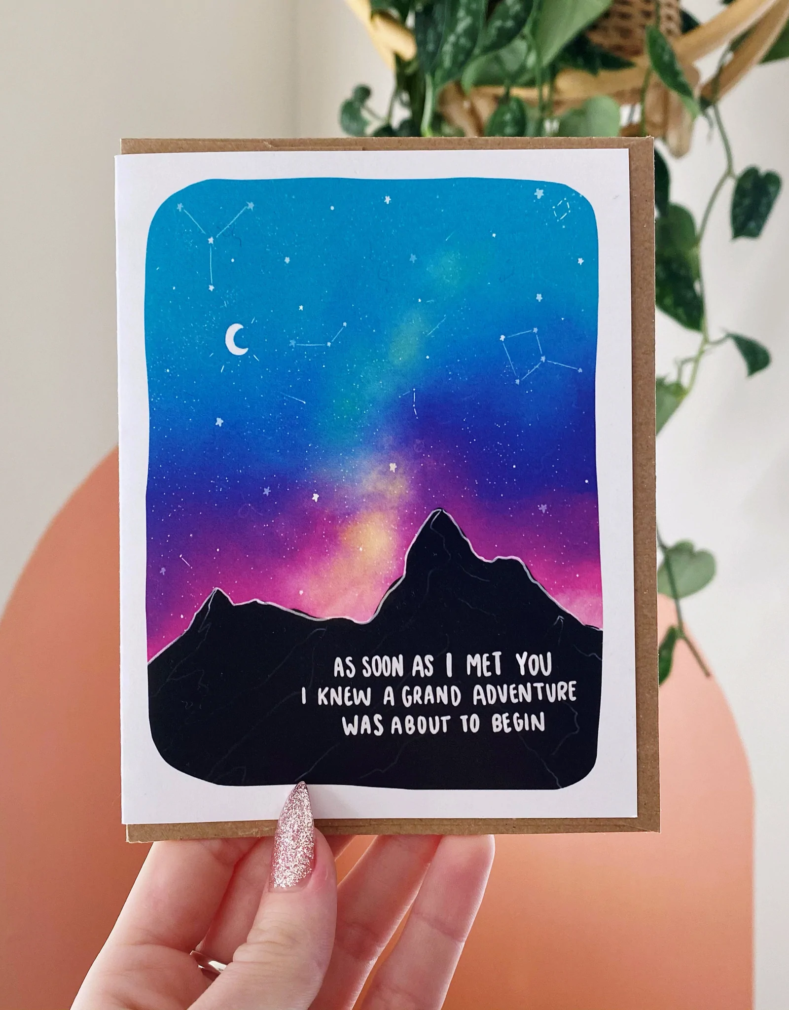 As Soon As I Met You Greeting Card