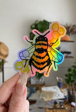 Bee Holographic Sticker