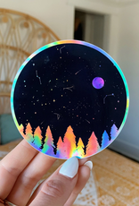 Jess Weymouth Holographic Night Sky Sticker
