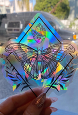 Moth Suncatcher Window Decal