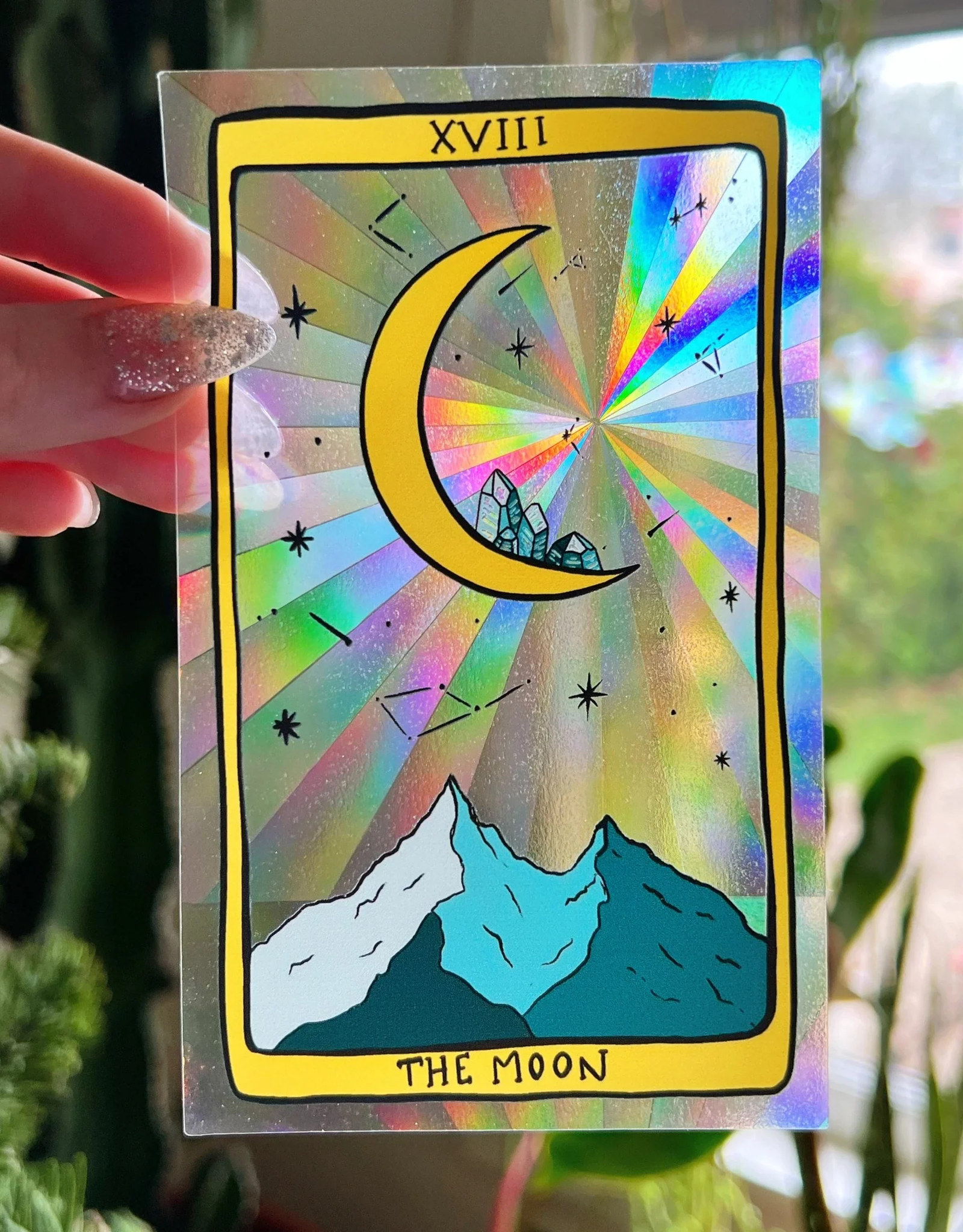 The Moon Tarot Suncatcher