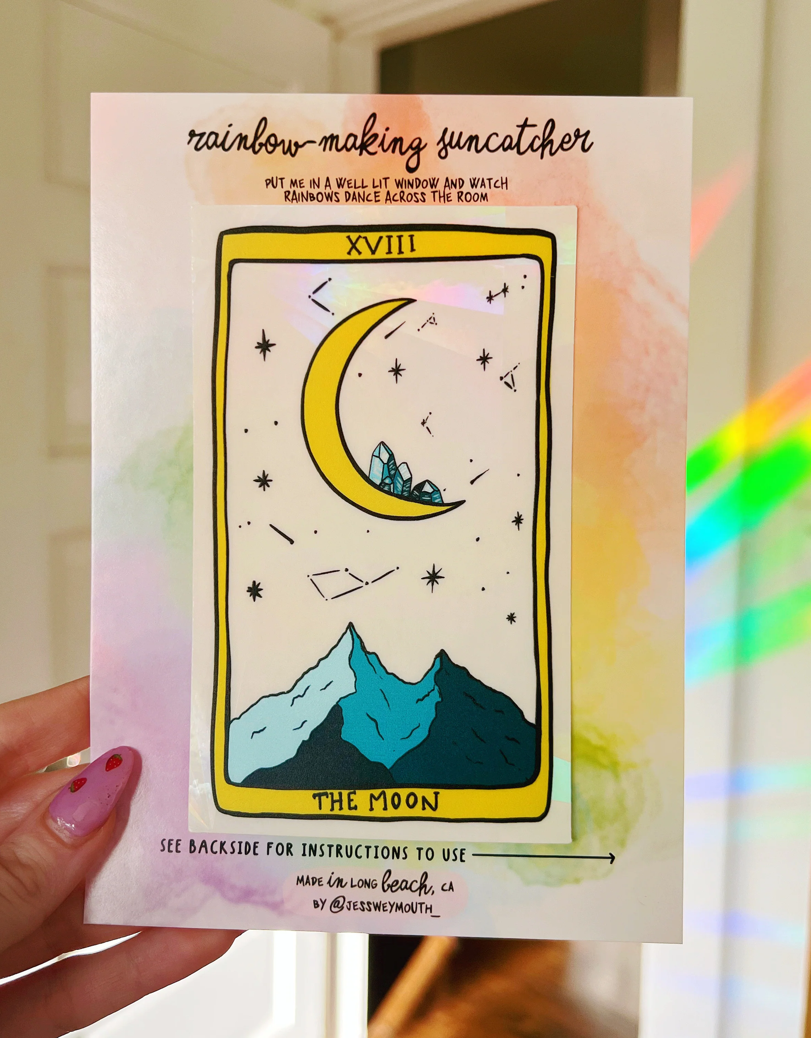 The Moon Tarot Suncatcher