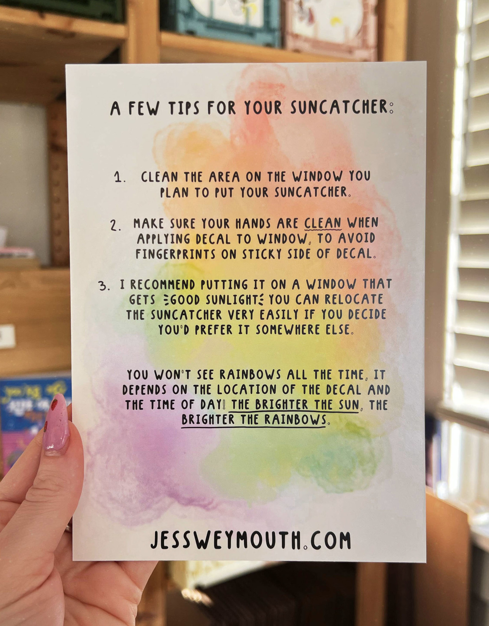 The Moon Tarot Suncatcher
