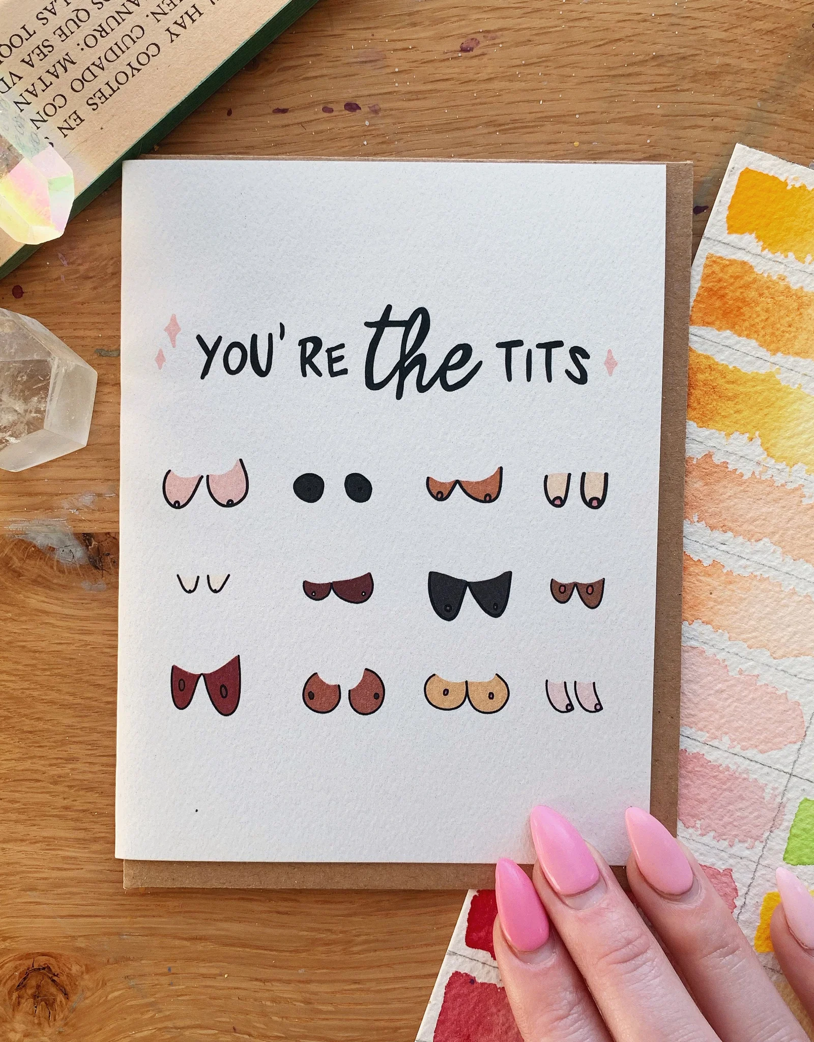 You Are the Tits Greeting Card