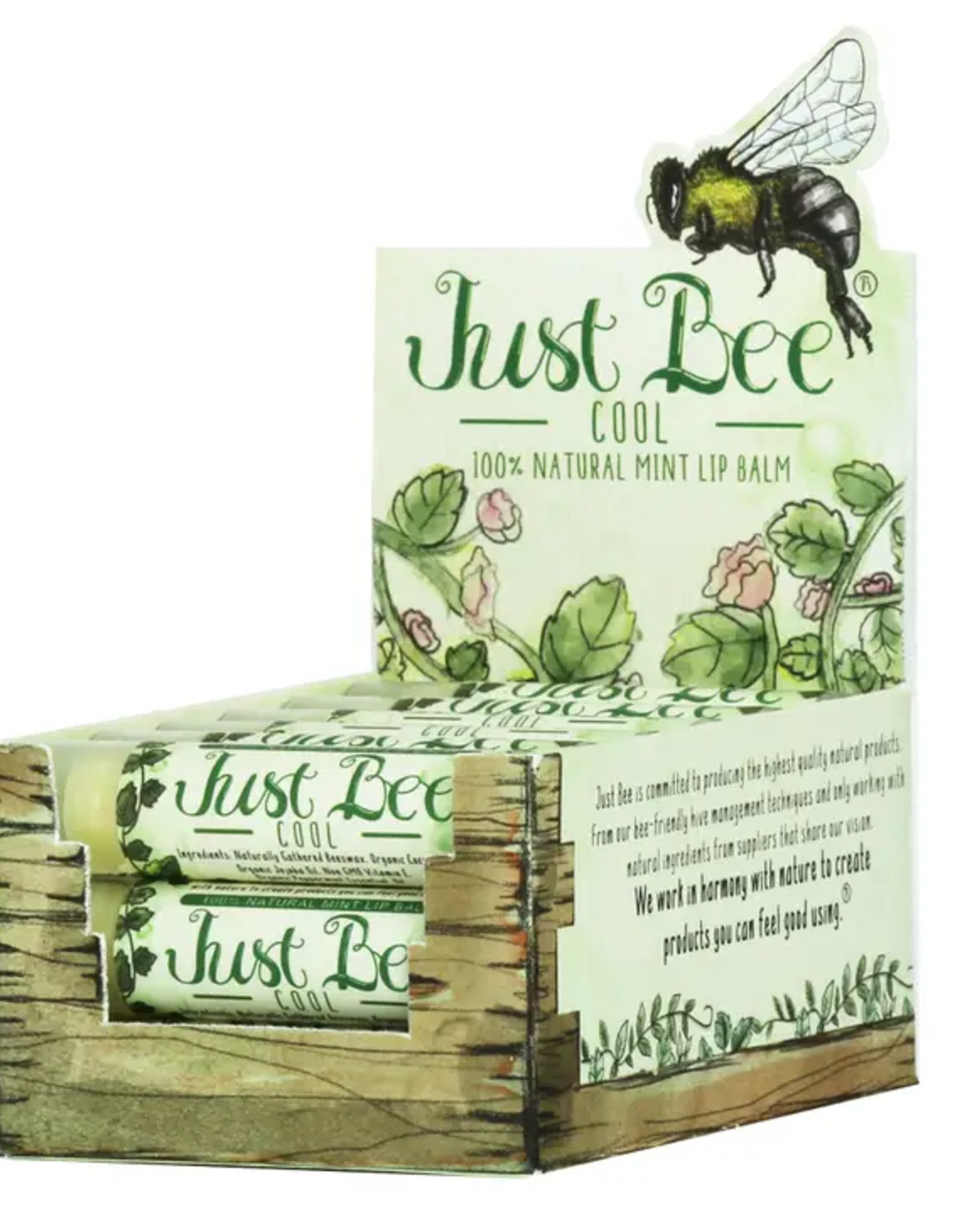 Just Bee Cool Lip Balm - Mint