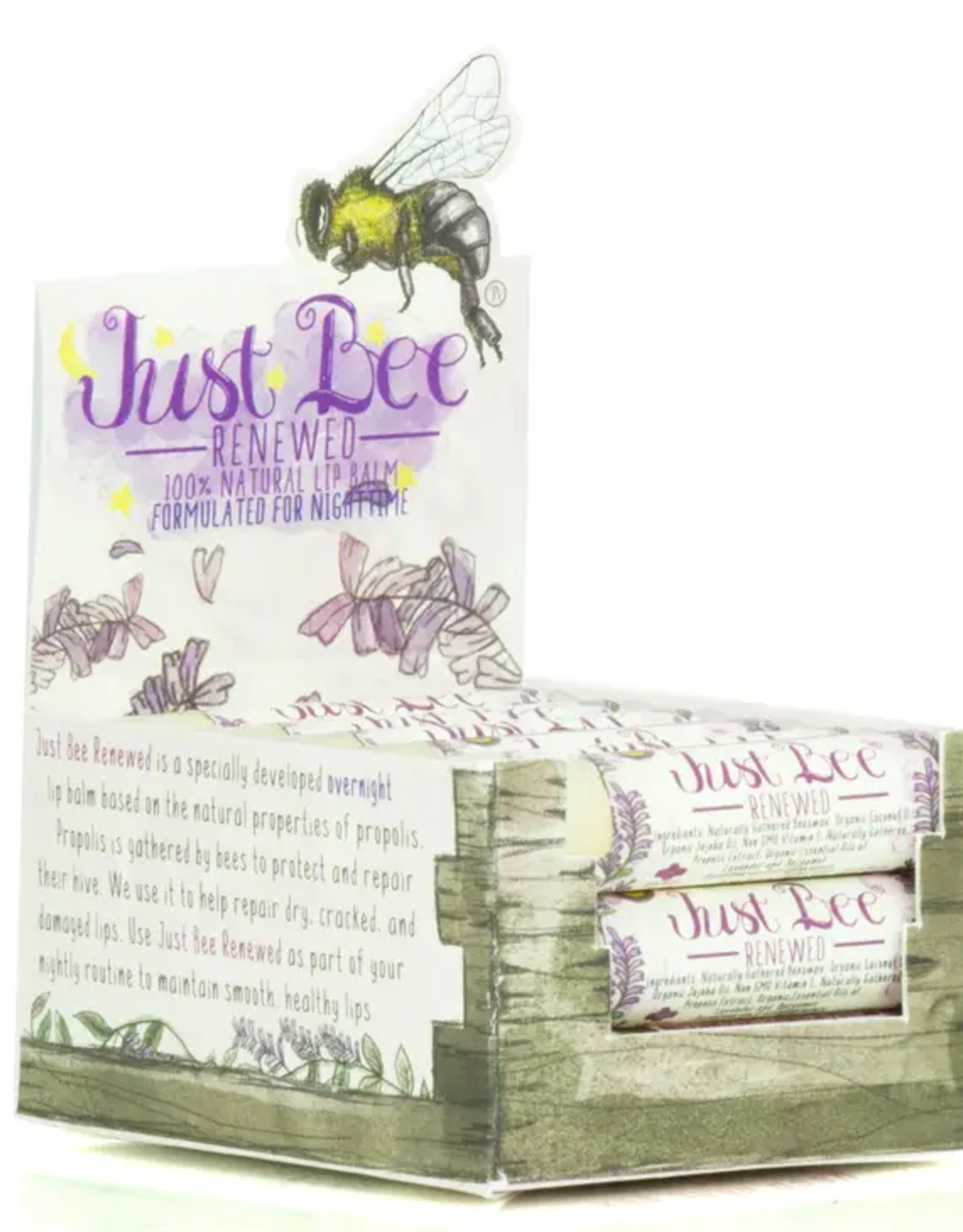 Just Bee Renewed Lip Balm - Lavender
