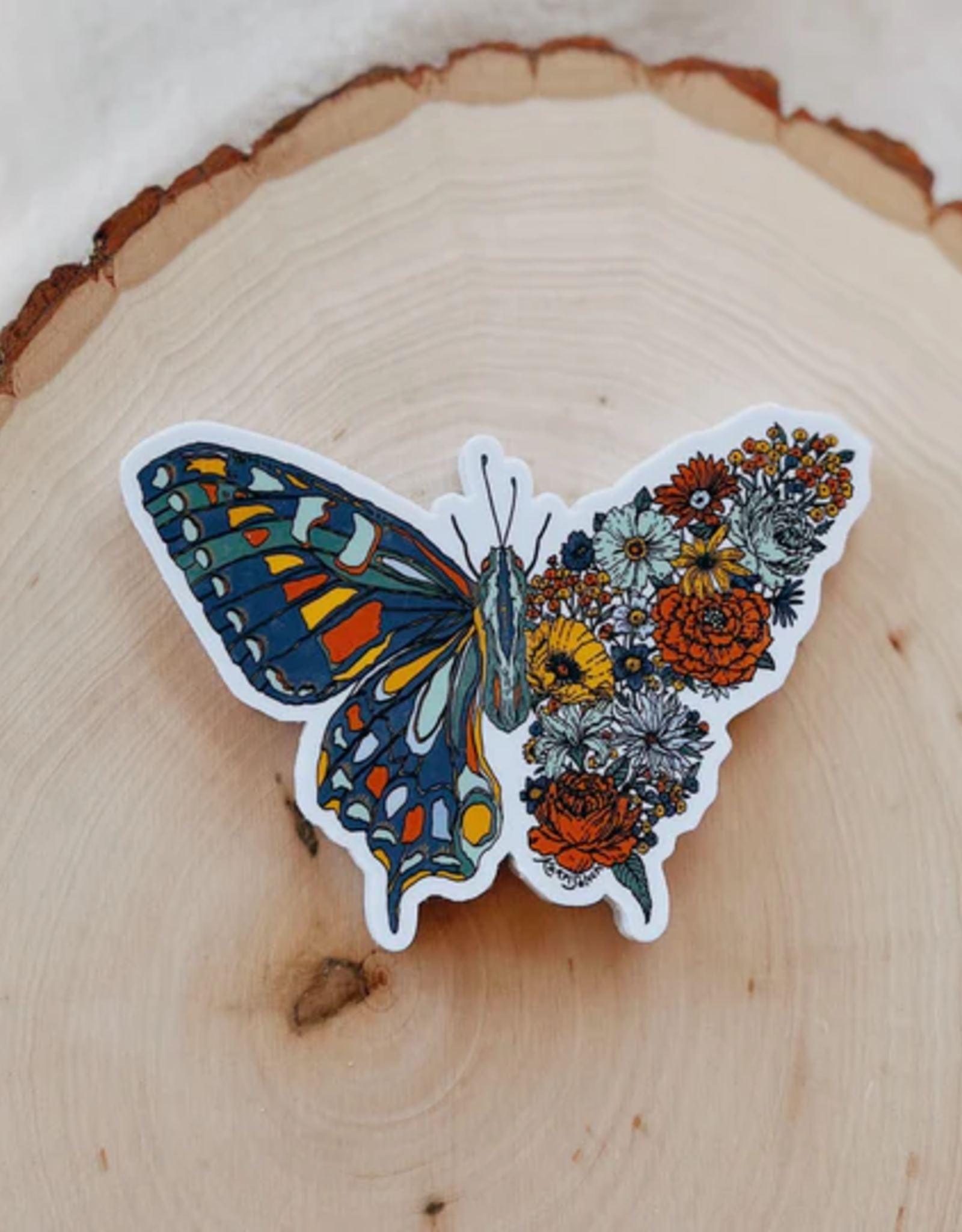 Kaari + Co Blooming Butterfly Sticker