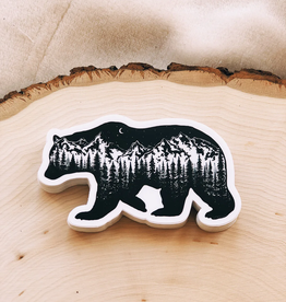 Kaari + Co Mountain Bear Vinyl Sticker