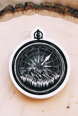 *Kaari + Co *Mountain Compass Vinyl Sticker