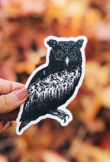 *Kaari + Co *Mountain Owl Vinyl Sticker