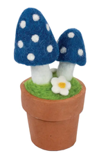 Bottled Ornament: Fairy Mushroom & Snail