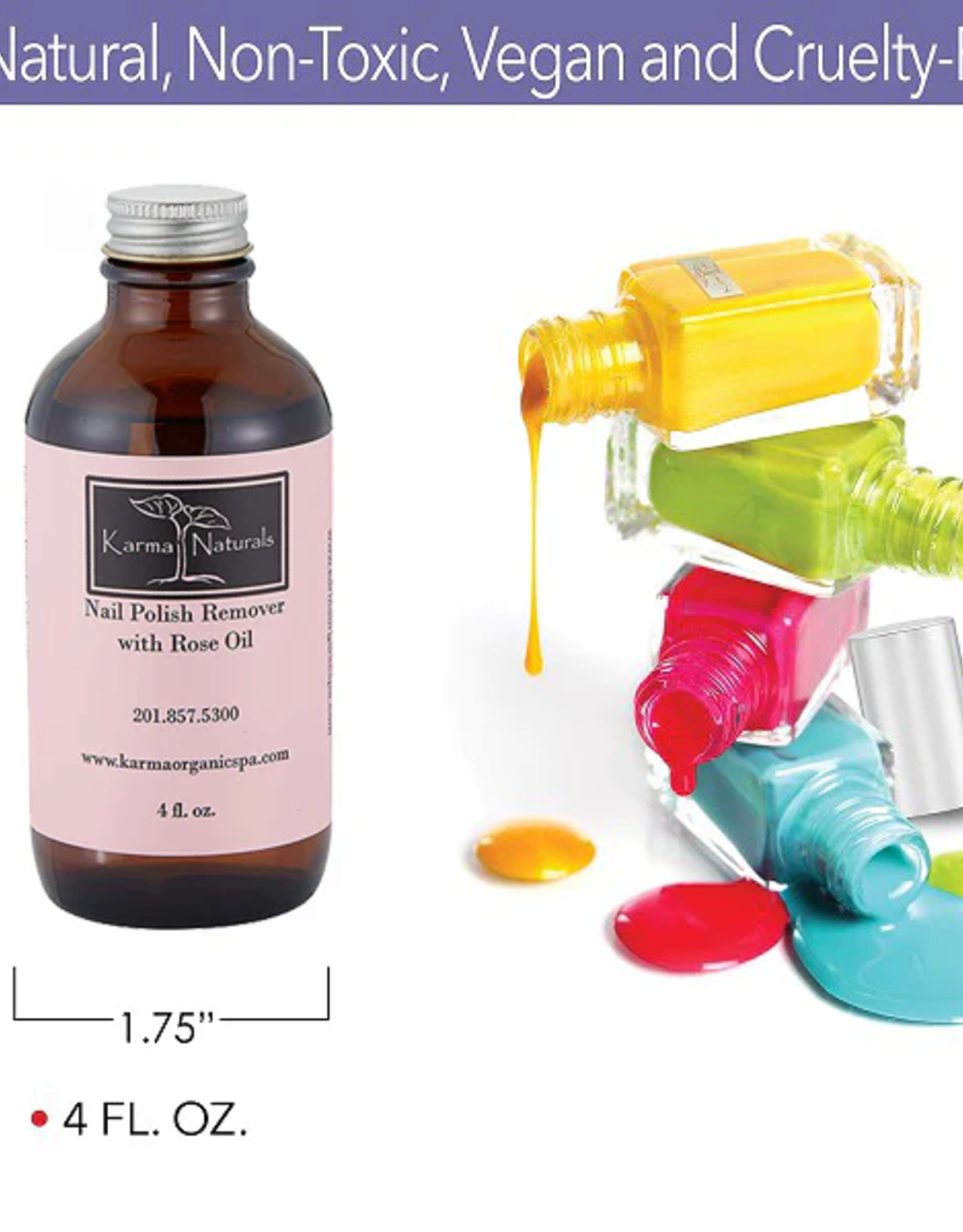 Nail Polish Remover with Rose Oil