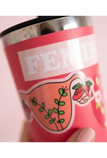 Blooming Uterus Vinyl Sticker