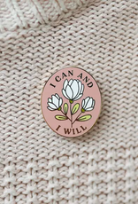 Little Woman Goods I Can & I Will Enamel Pin