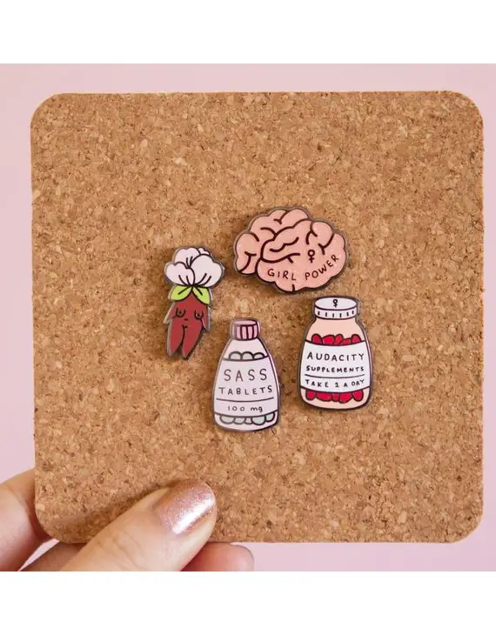 Sass Tablets Enamel Pin
