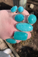 Amazonite Rings- Sterling Silver