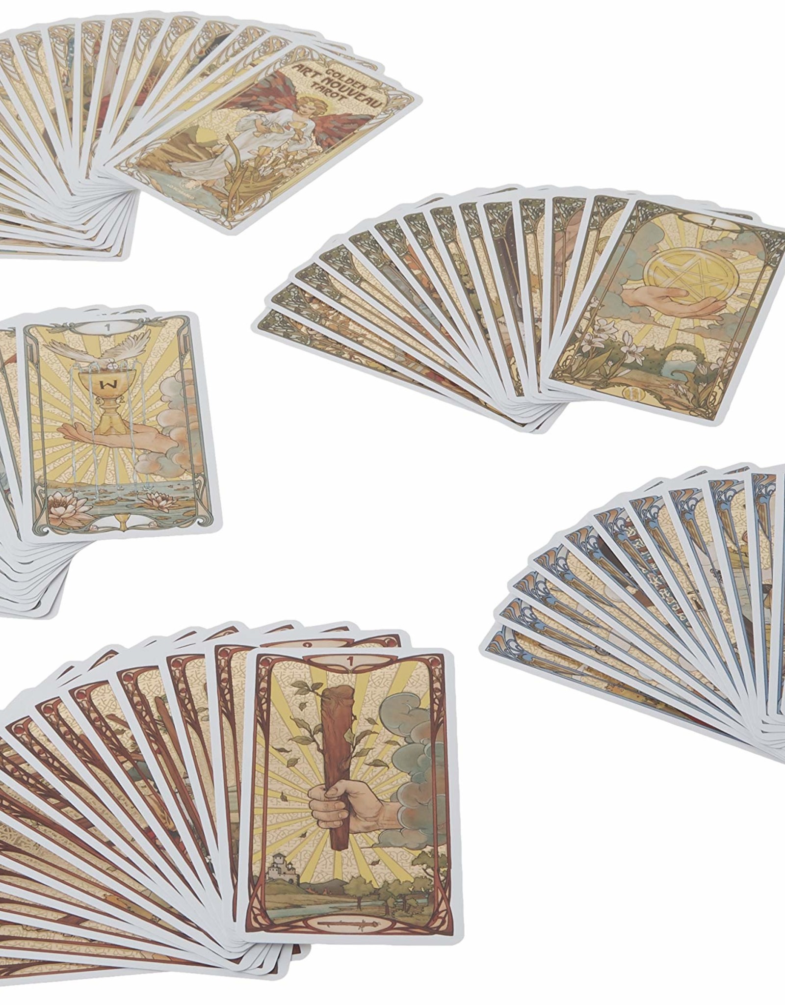 Golden Art Nouveau Tarot