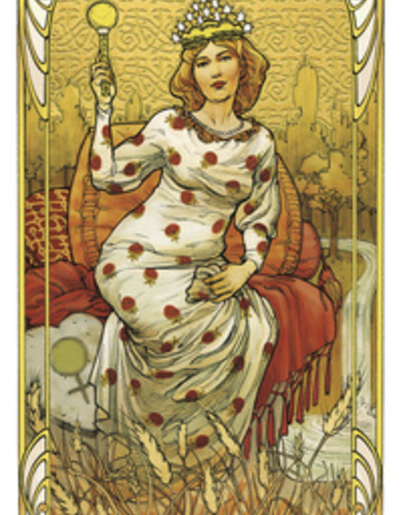 Golden Art Nouveau Tarot