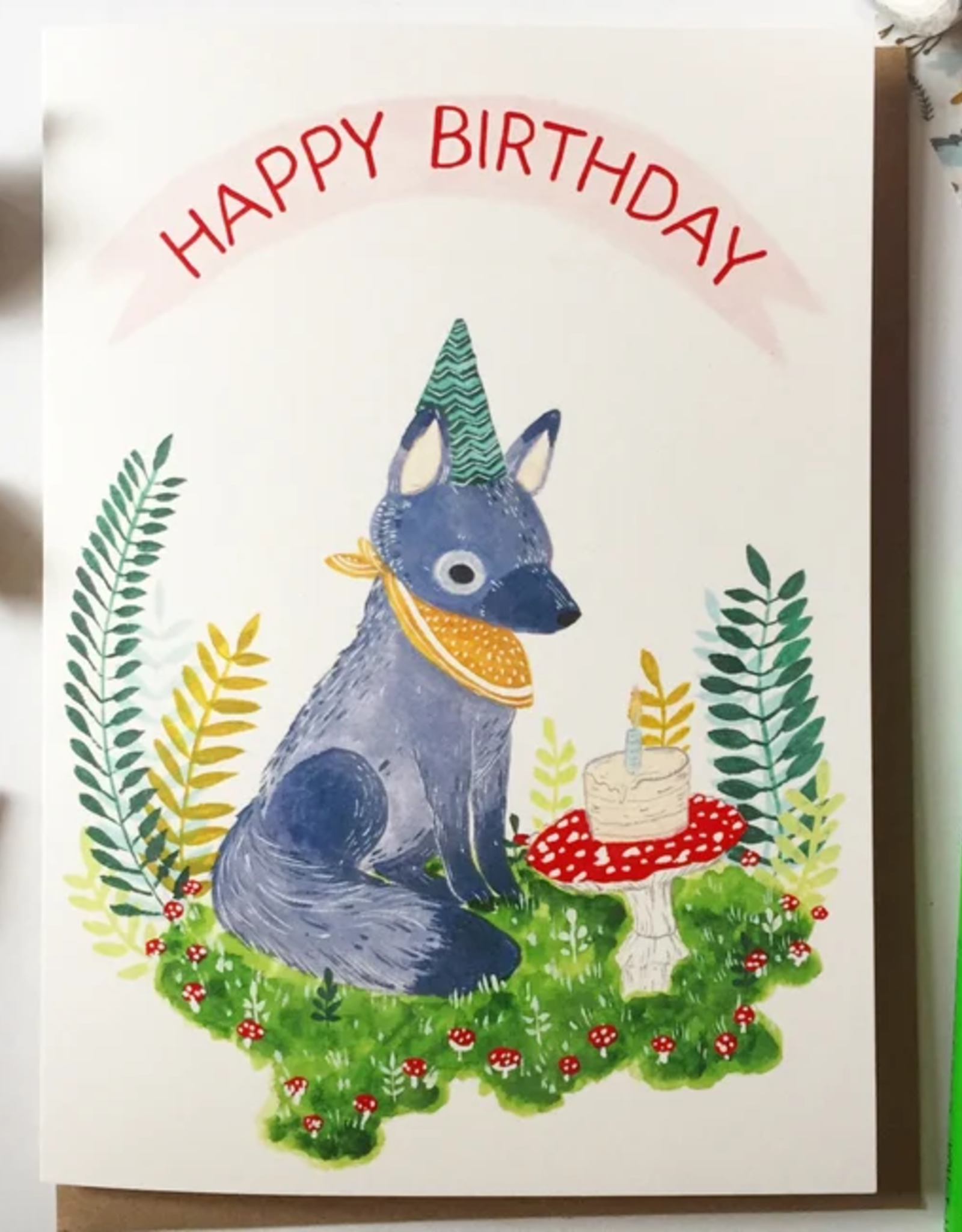 Birthday Cub Greeting Card