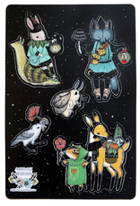 Marika Paz Illustration Dark Mage Sticker Sheet*