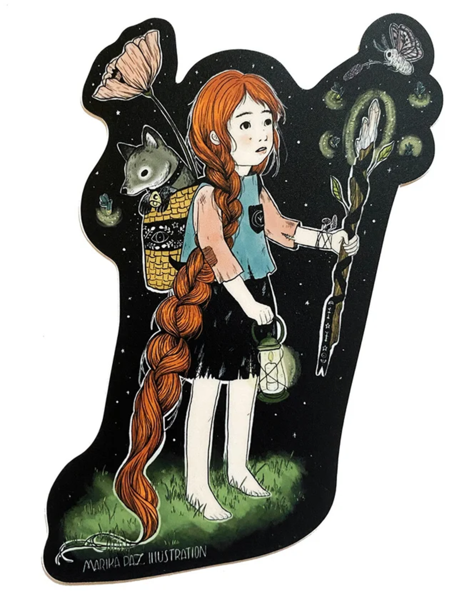 Marika Paz Illustration Forest Witch Sticker