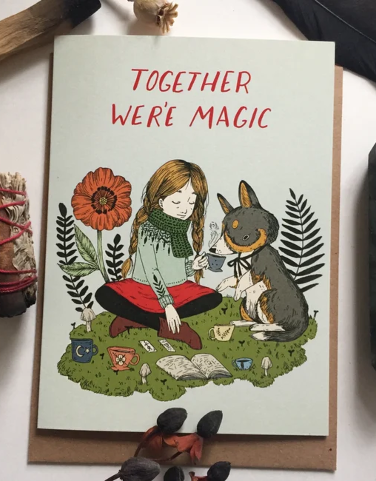 Marika Paz Illustration *Together We're Magic Greeting Card