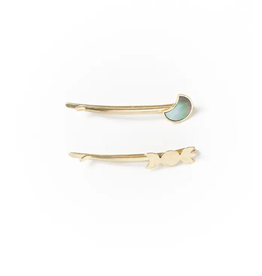 *Chandra Lunar Moon Phase Hair Clip