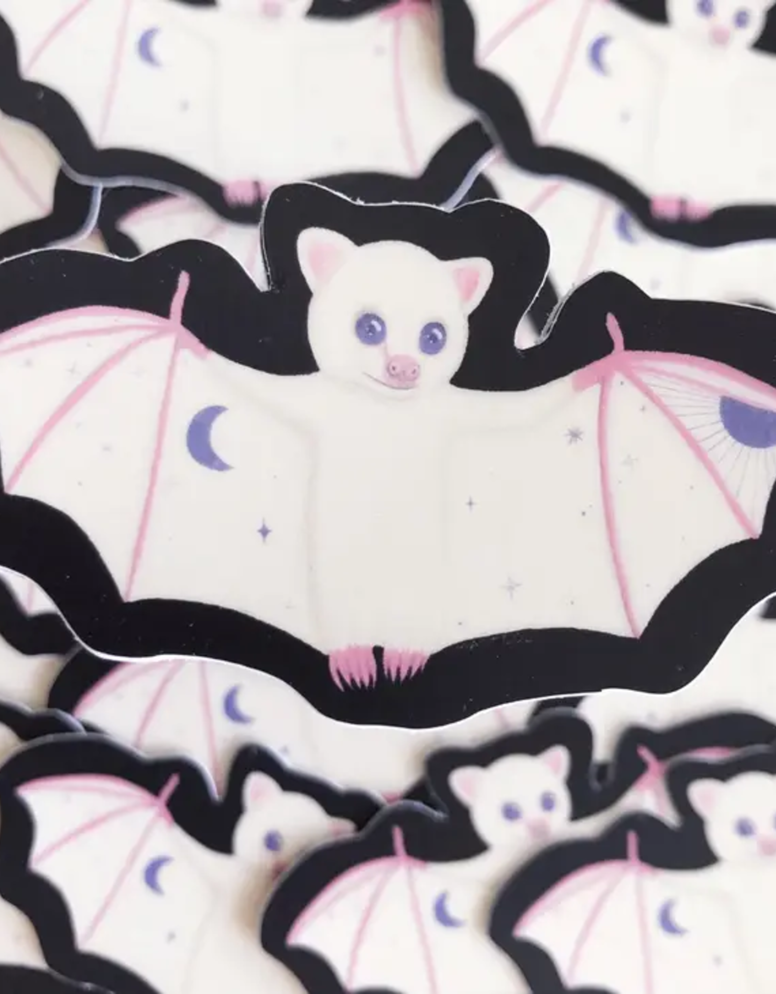 Batty Bat Matte Sticker