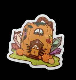 Pelham Grayson Vinyl Sticker | Pumpkin Fairy House