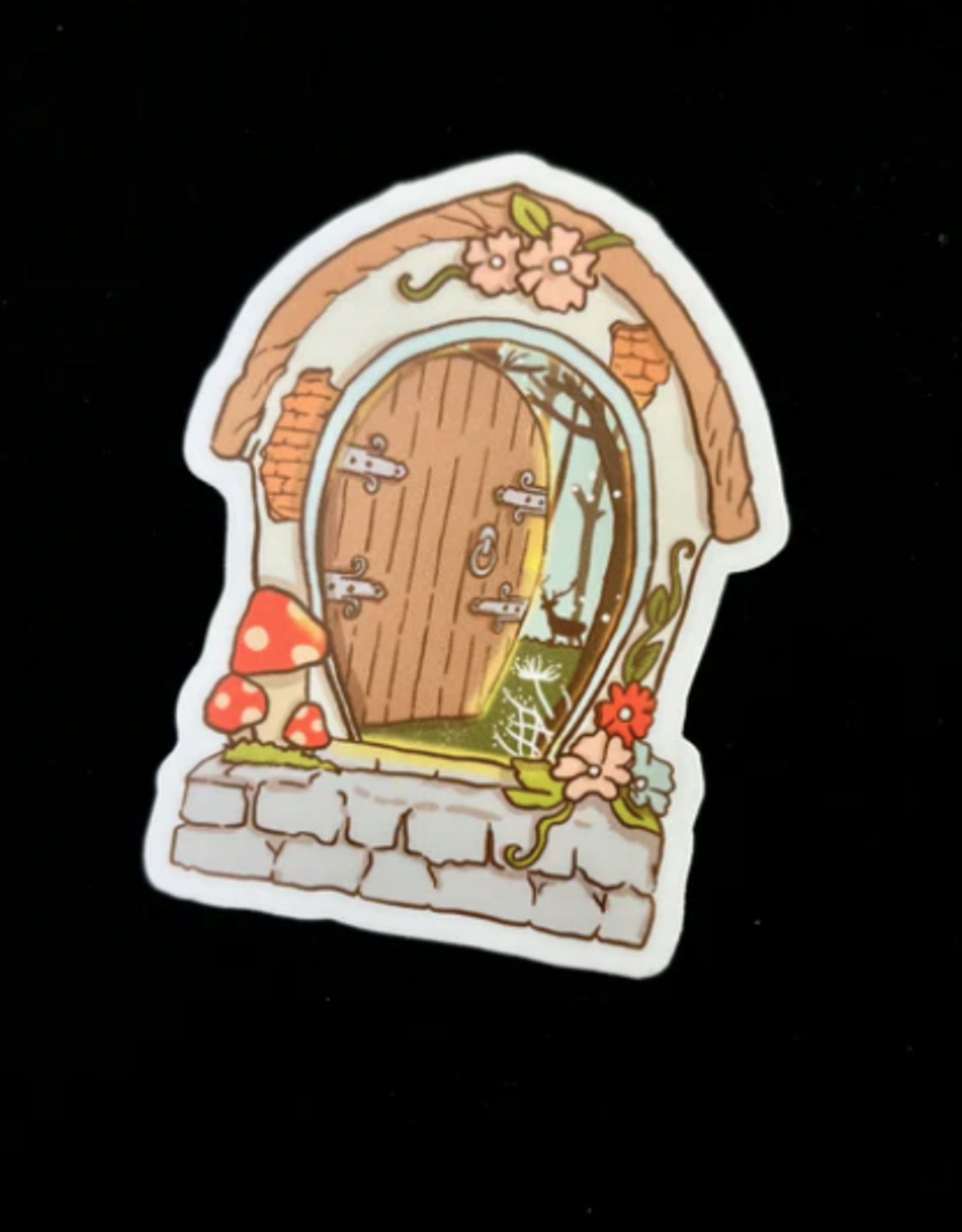 Pelham Grayson Vinyl Sticker | Enchanted Forest Fairy House