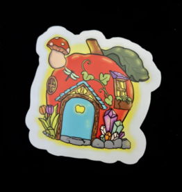 *Apple Fairy House | Vinyl Sticker