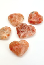 Crystal Hearts | Sunstone | 30mm | India