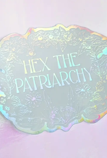 Hex the Patriarchy Holographic Sticker