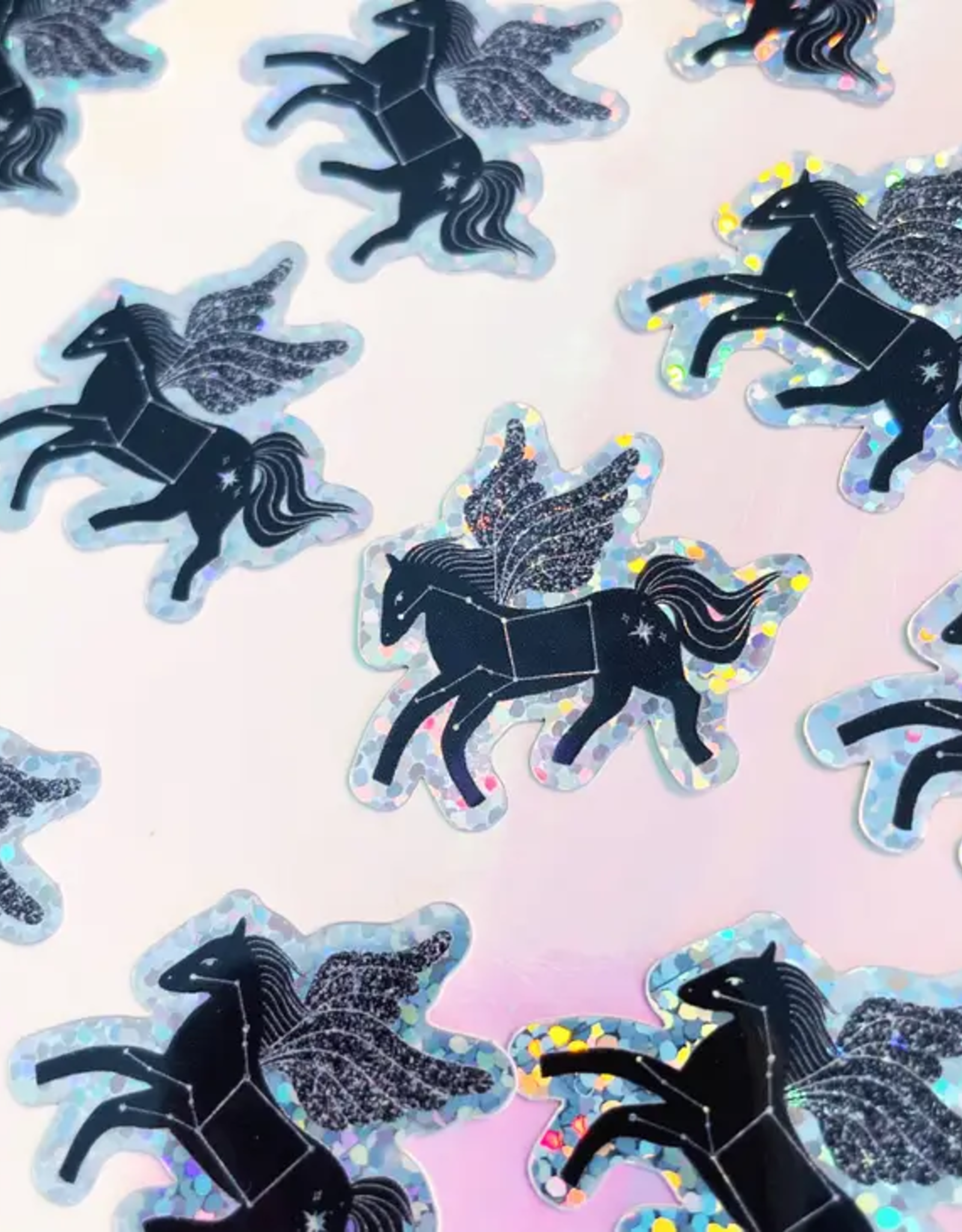*Pegasus Constellation Glitter Filler Sticker