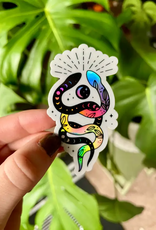 Holographic Snake Vinyl Sticker Mystical Witchy