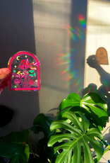 Colorful Mushroom Suncatcher Colorful Mushroom Suncatcher