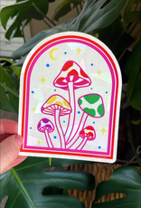 Colorful Mushroom Suncatcher Colorful Mushroom Suncatcher