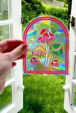 Colorful Mushroom Suncatcher Colorful Mushroom Suncatcher