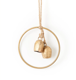 *Round Rustic Bell Wind Chime