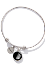 *Moonglow *Silver Bangle Bracelet