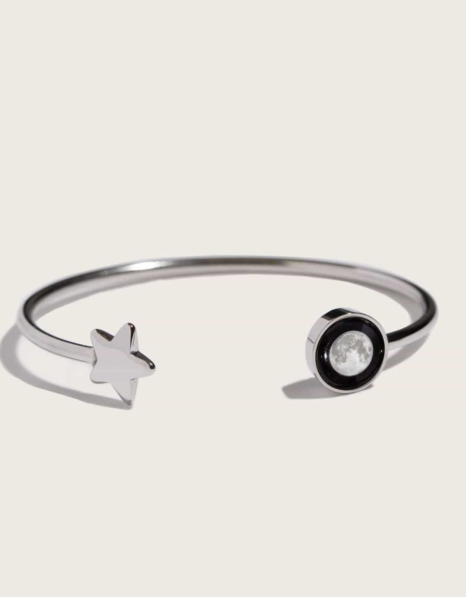 *Moonglow Crépuscule Cuff in Stainless Steel 7D