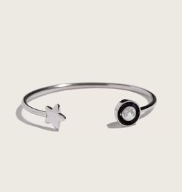 *Moonglow Crépuscule Cuff in Stainless Steel 7D