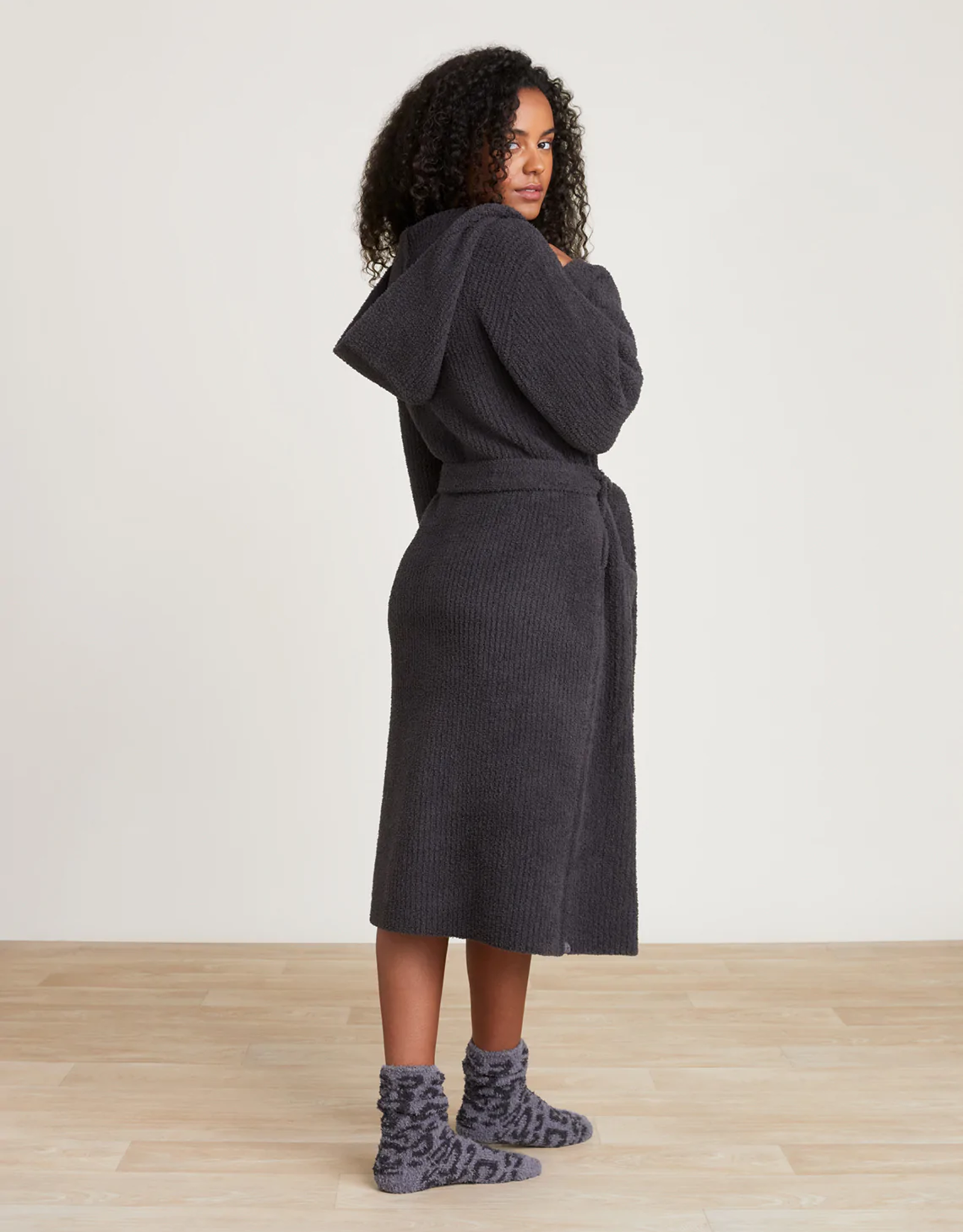 Cozy Chic Ribbed Hooded Robes