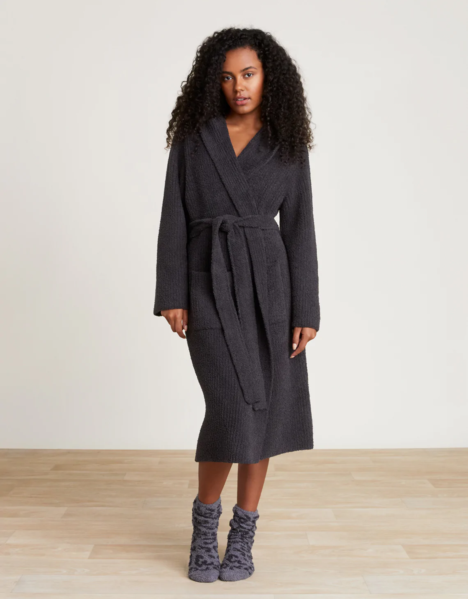 Cozy Chic Ribbed Hooded Robes