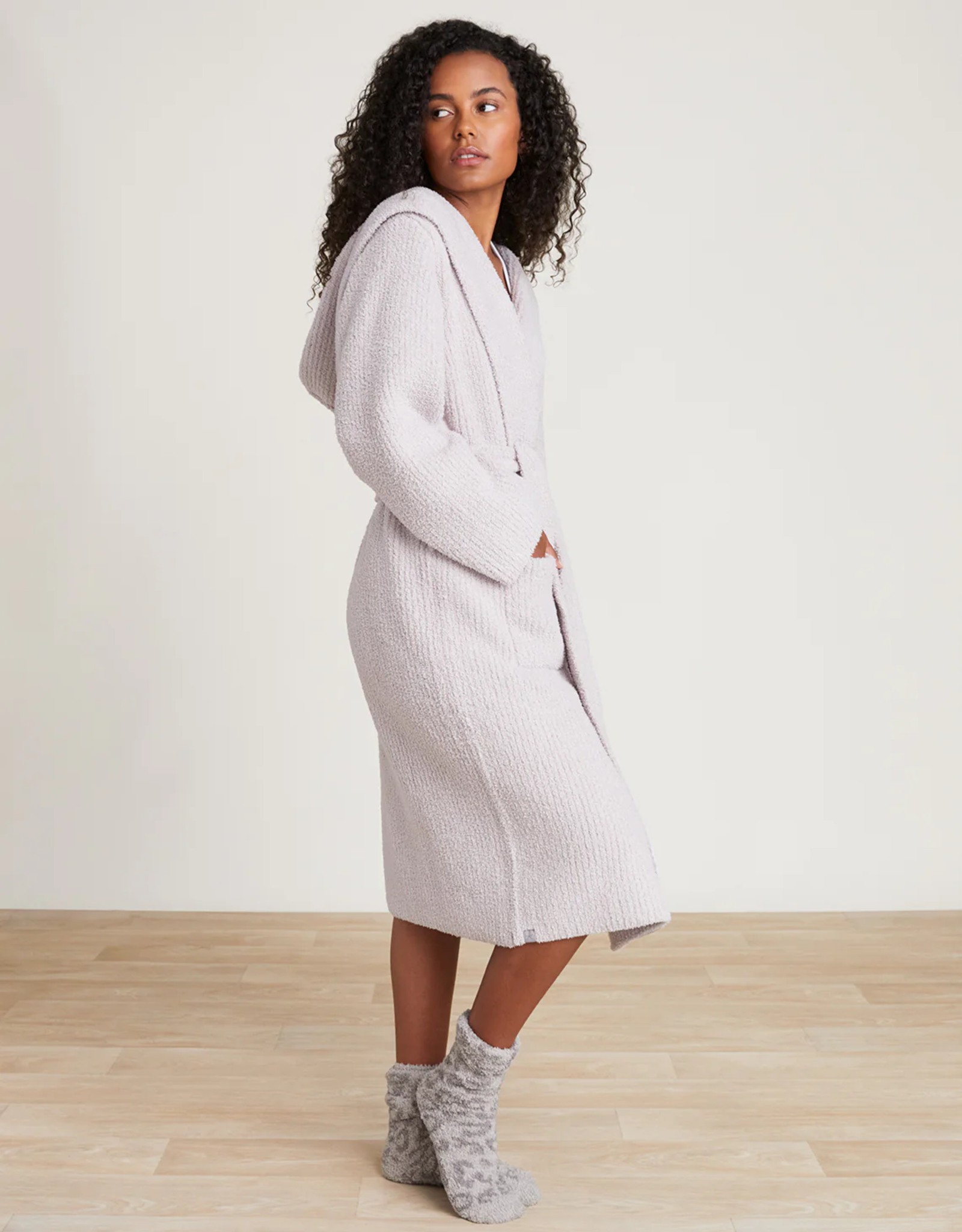 Cozy Chic Ribbed Hooded Robes