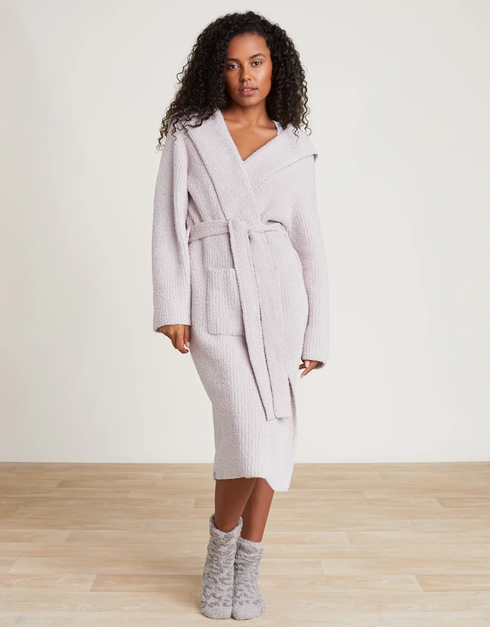 Cozy Chic Ribbed Hooded Robes