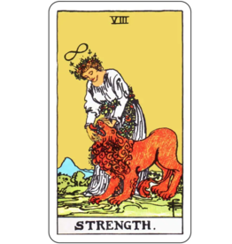 Most Amazing Strength Tarot Card Sticker