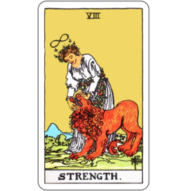 Strength Tarot Card Sticker